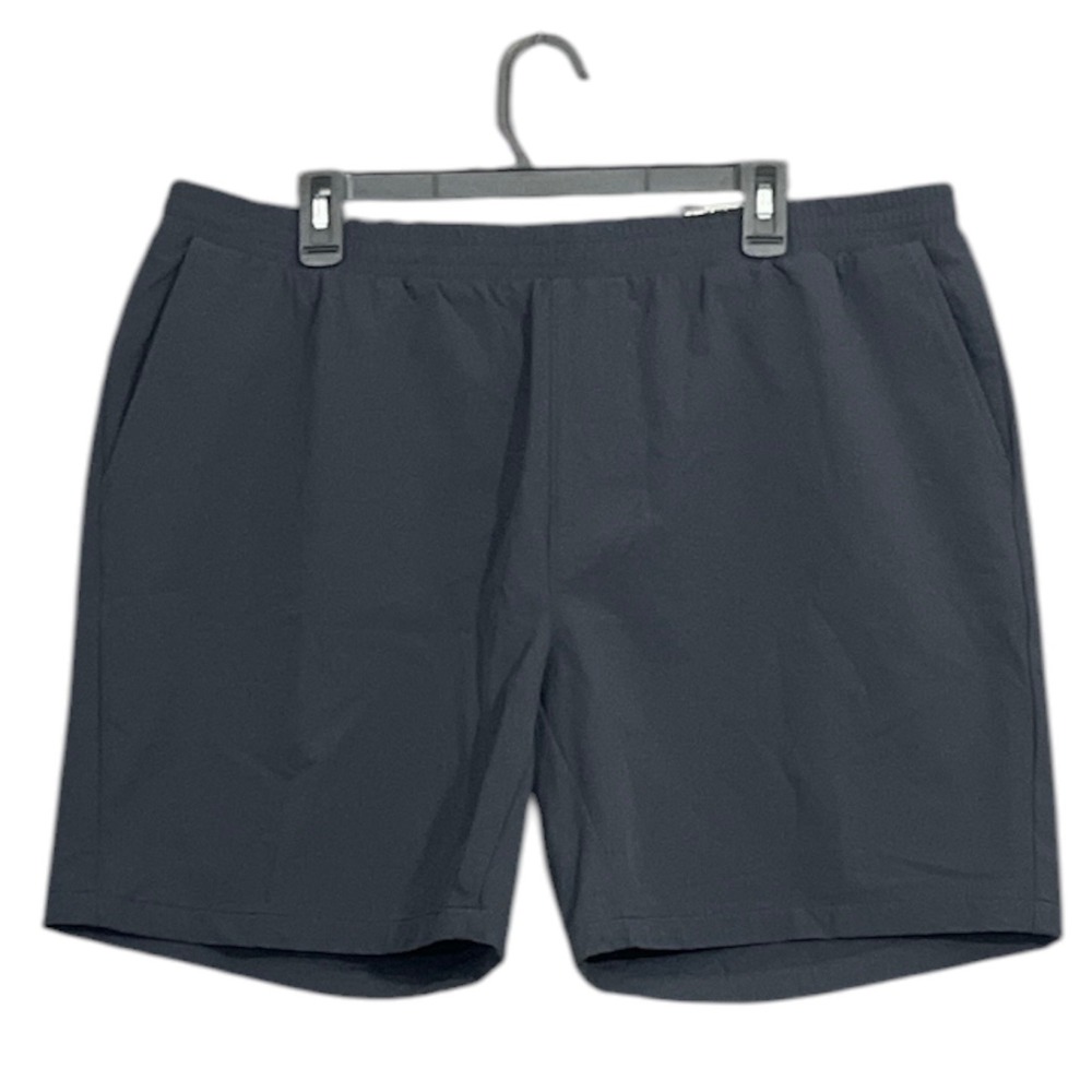 FLX Everyday Shorts Mens XL Mineral Black NEW 7 Inch Inseam Water Repellent